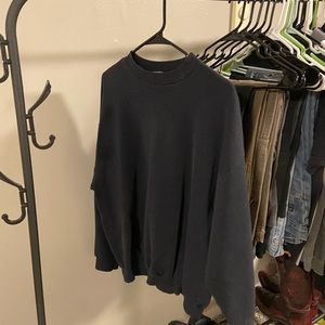 Baggy Black Crewneck